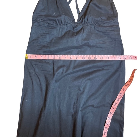 Tysa Black Deep V Neck Lightweight Summer Resort Beach Maxi Dress Womens 2 - Picture 8 of 11